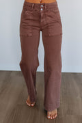 Bennett Mica Jeans - Cocoa