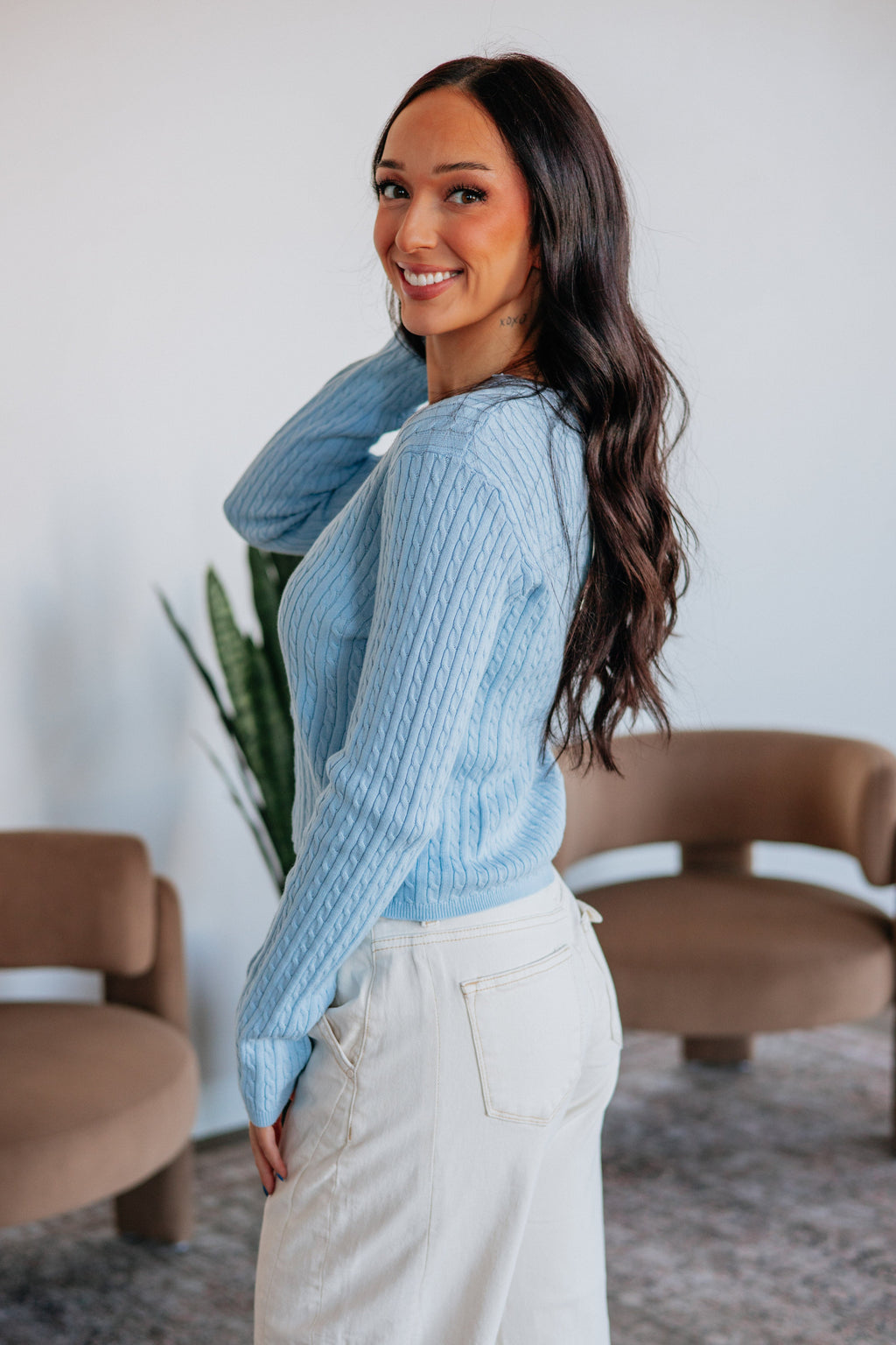 Melody Cable Knit Cardigan