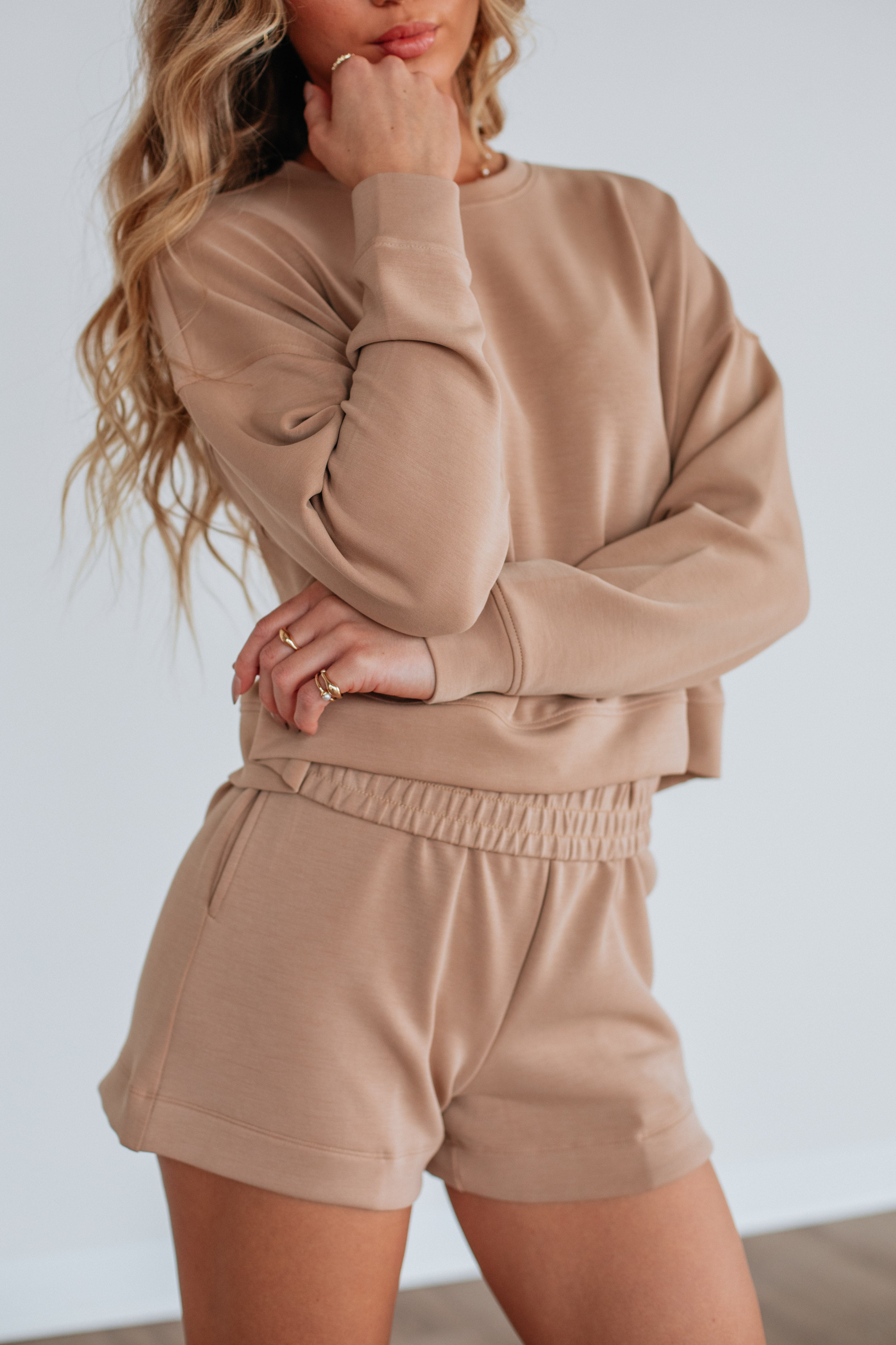 Luxley Lounge Shorts - Tan