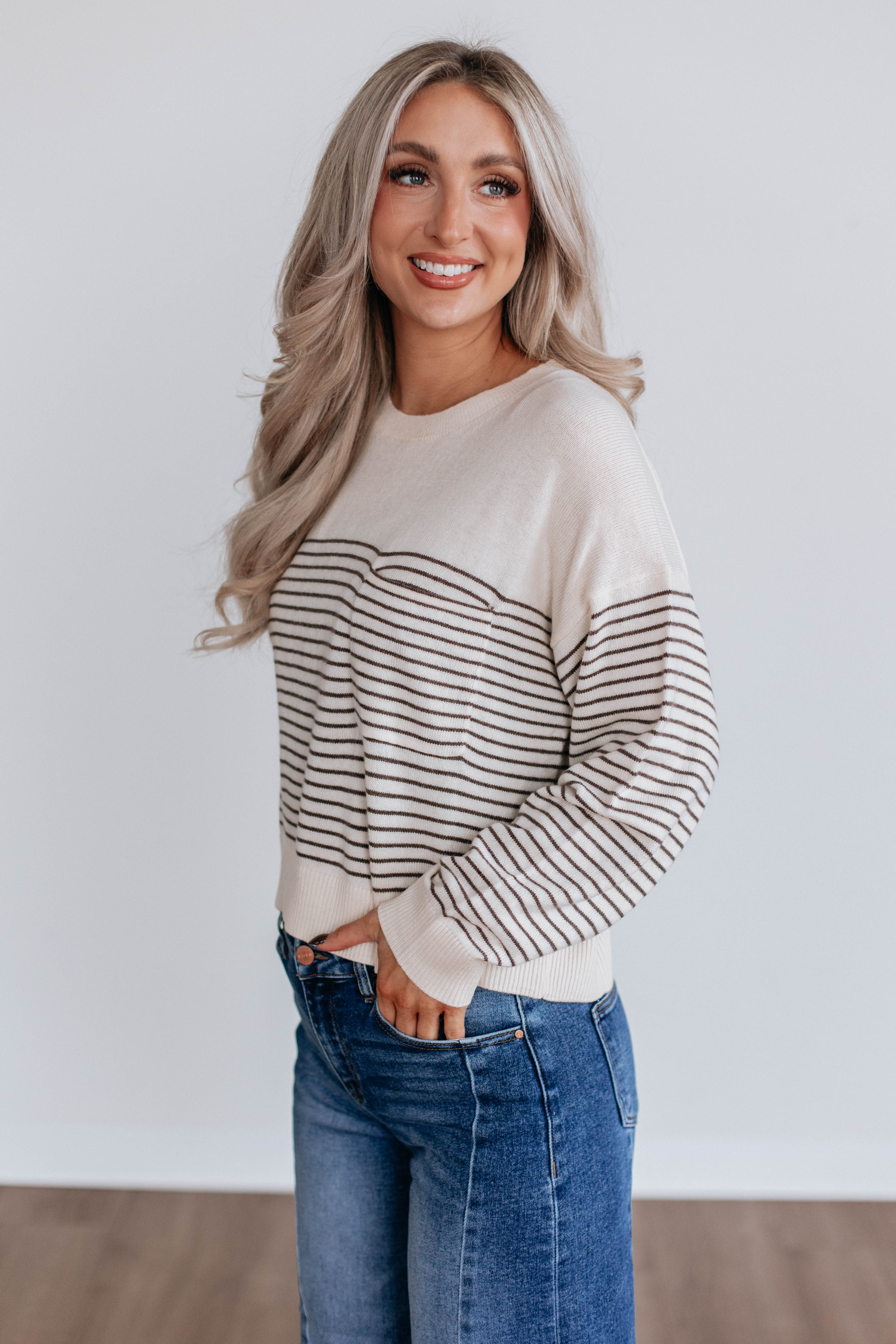 Alaina Striped Sweater