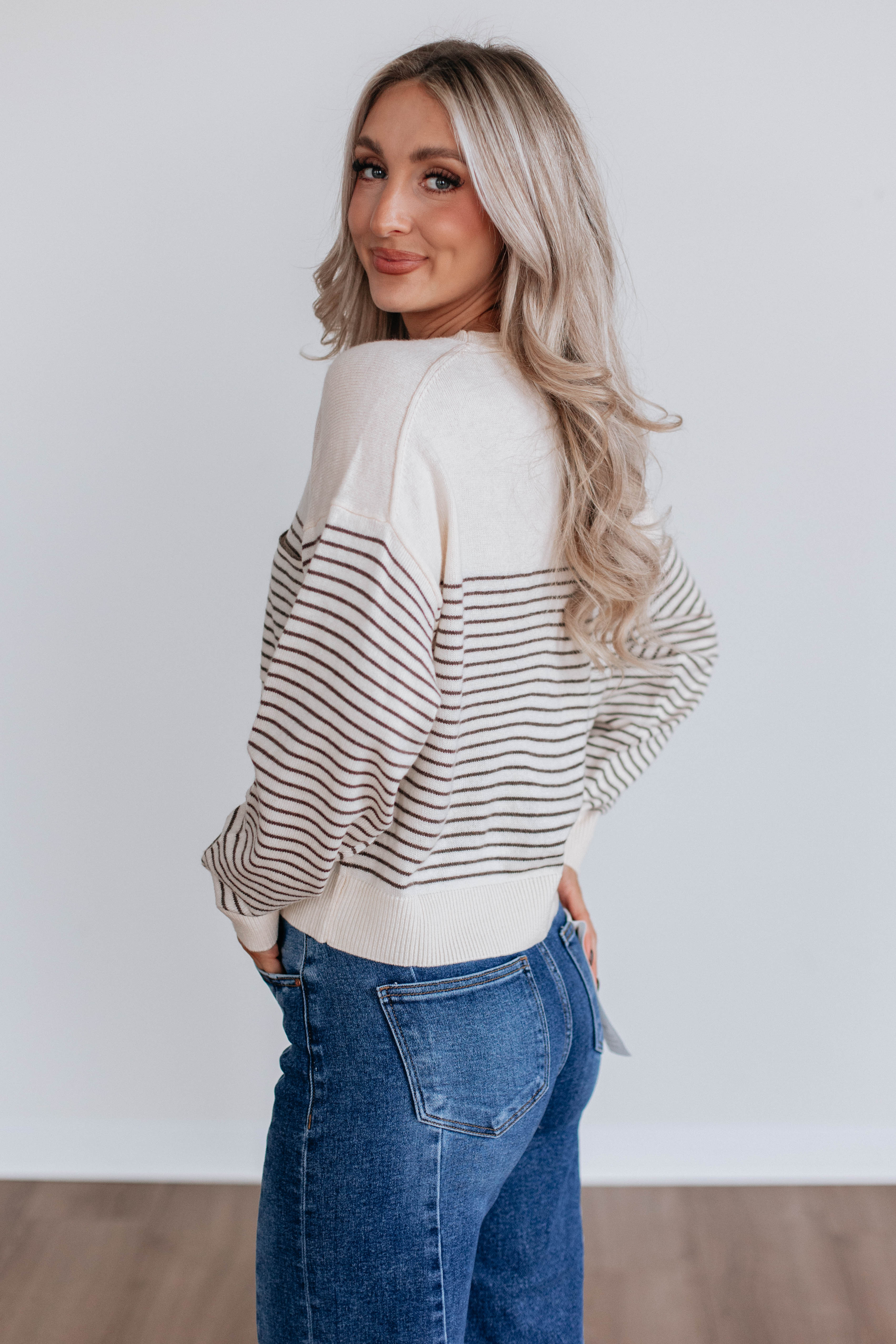 Alaina Striped Sweater