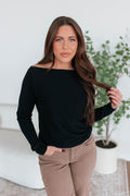 Lona Ribbed Sweater - Black