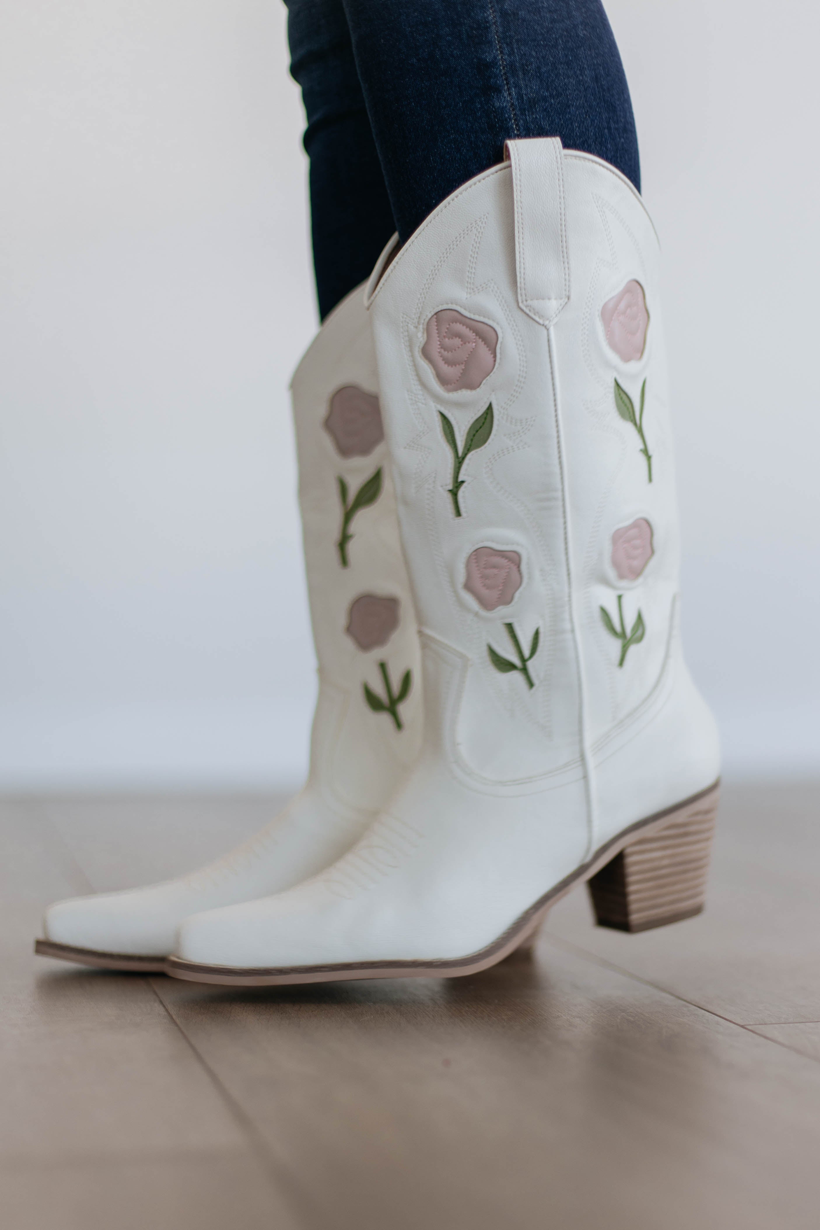 Floral Affair Cowgirl Boots