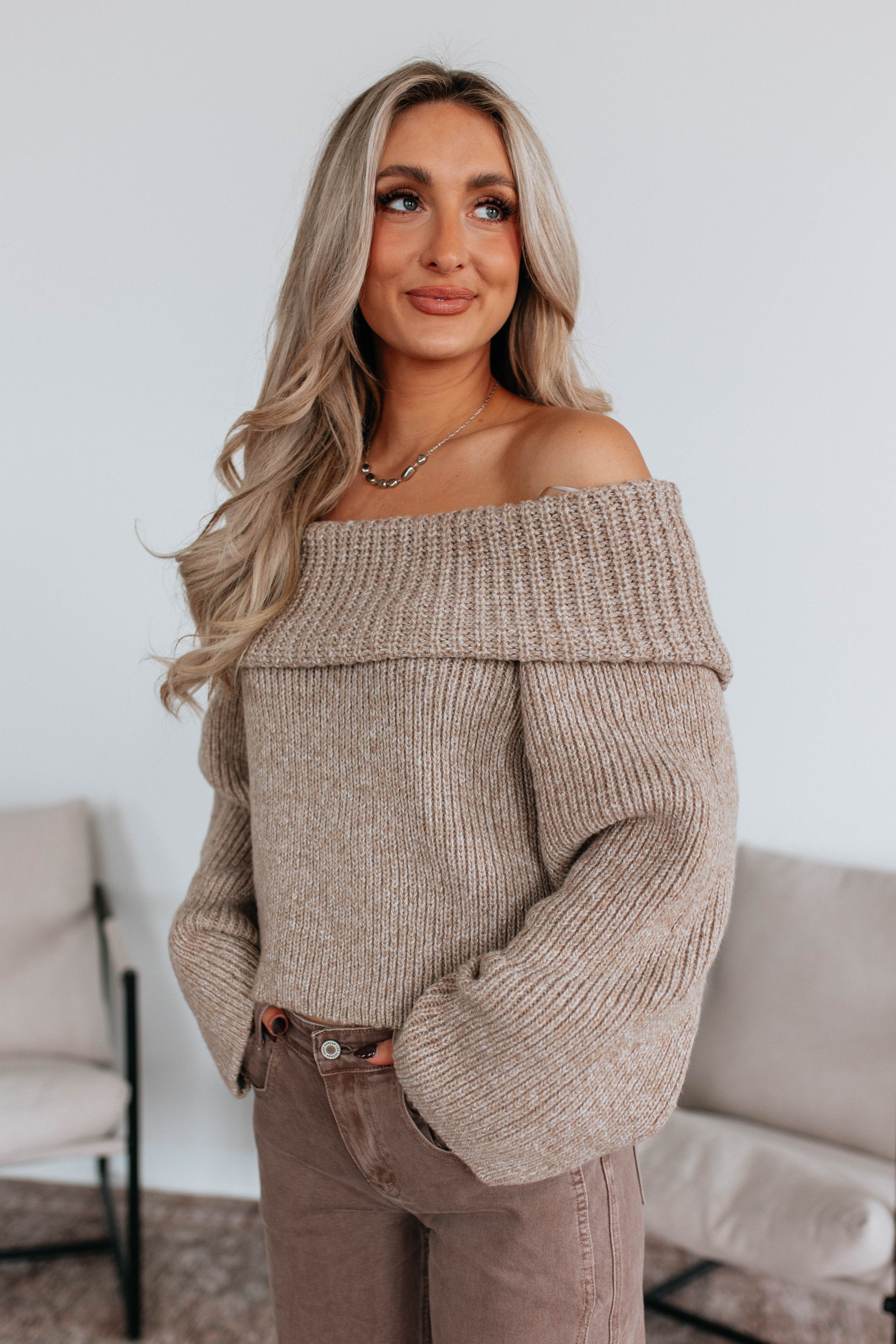 Kaci Off The Shoulder Sweater