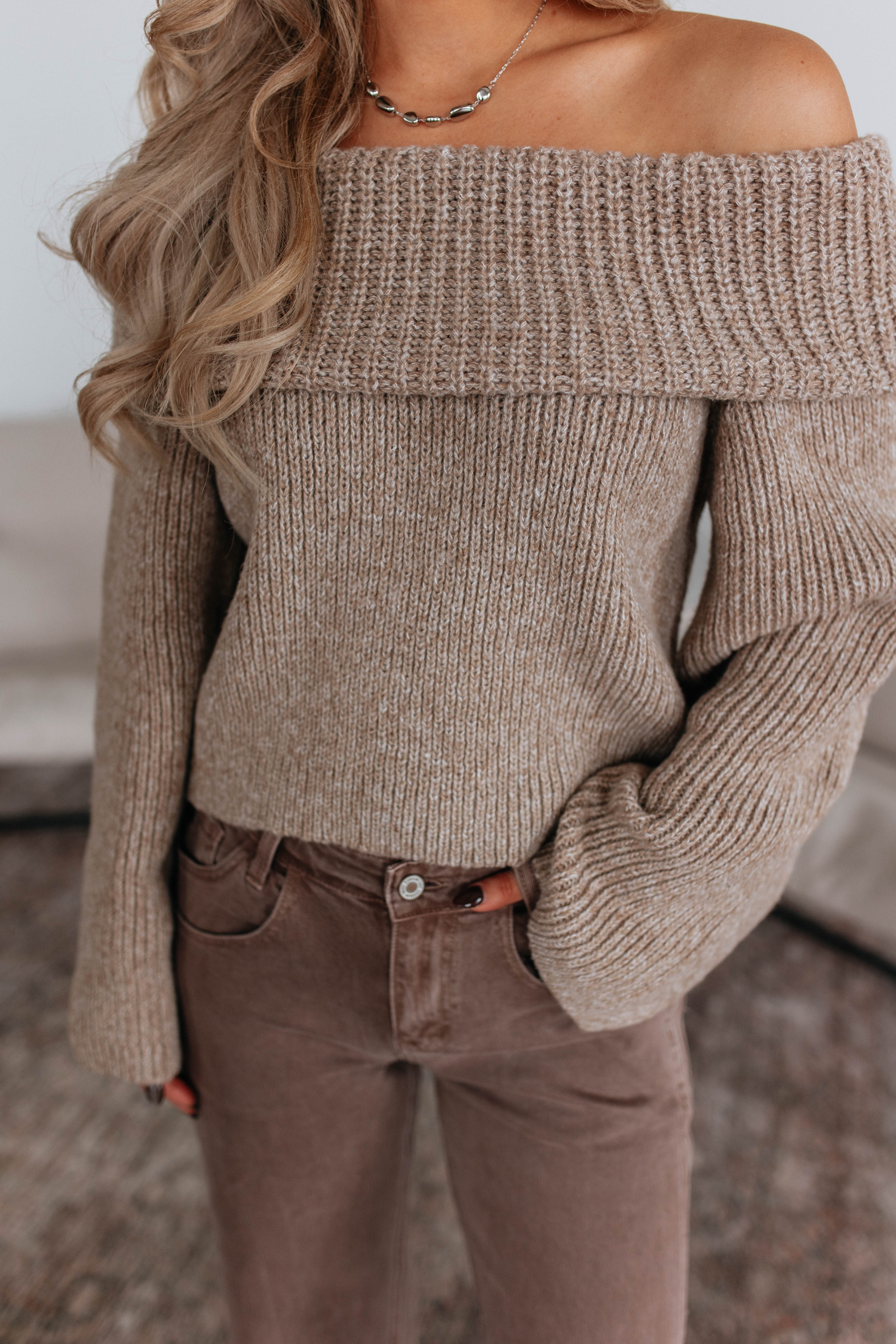Kaci Off The Shoulder Sweater