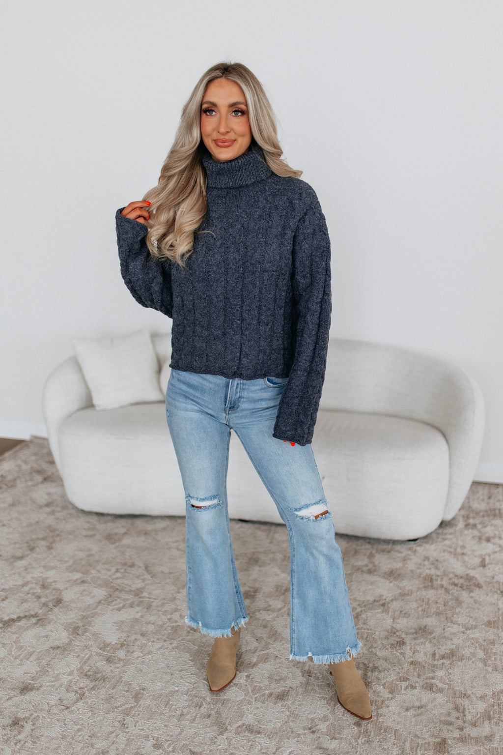 Kaylyn Cable Knit Sweater