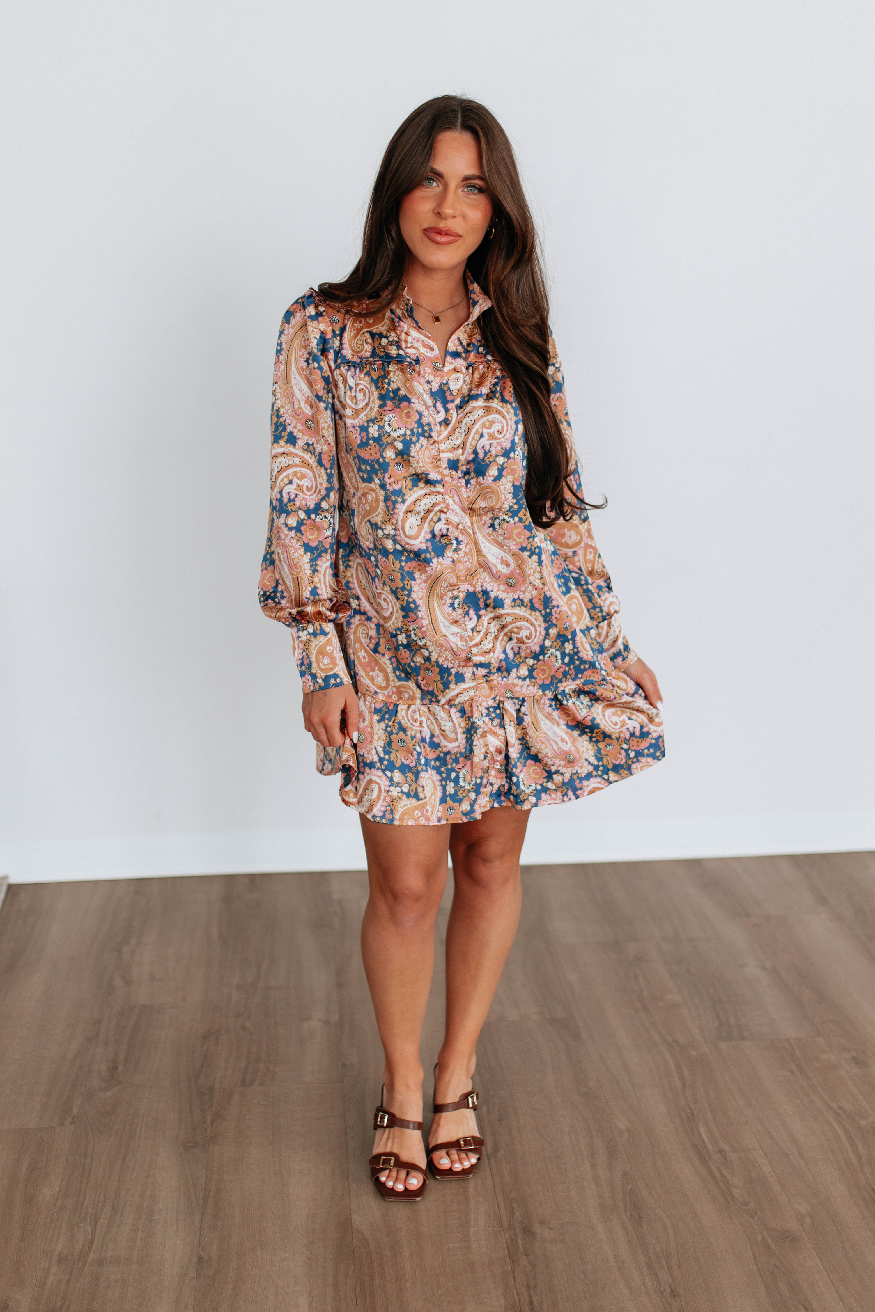 Mindy Paisley Dress