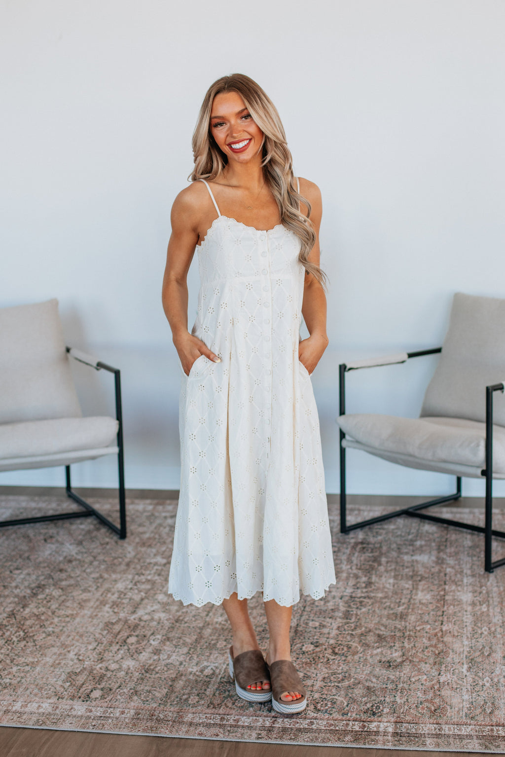 Keylan Eyelet Dress