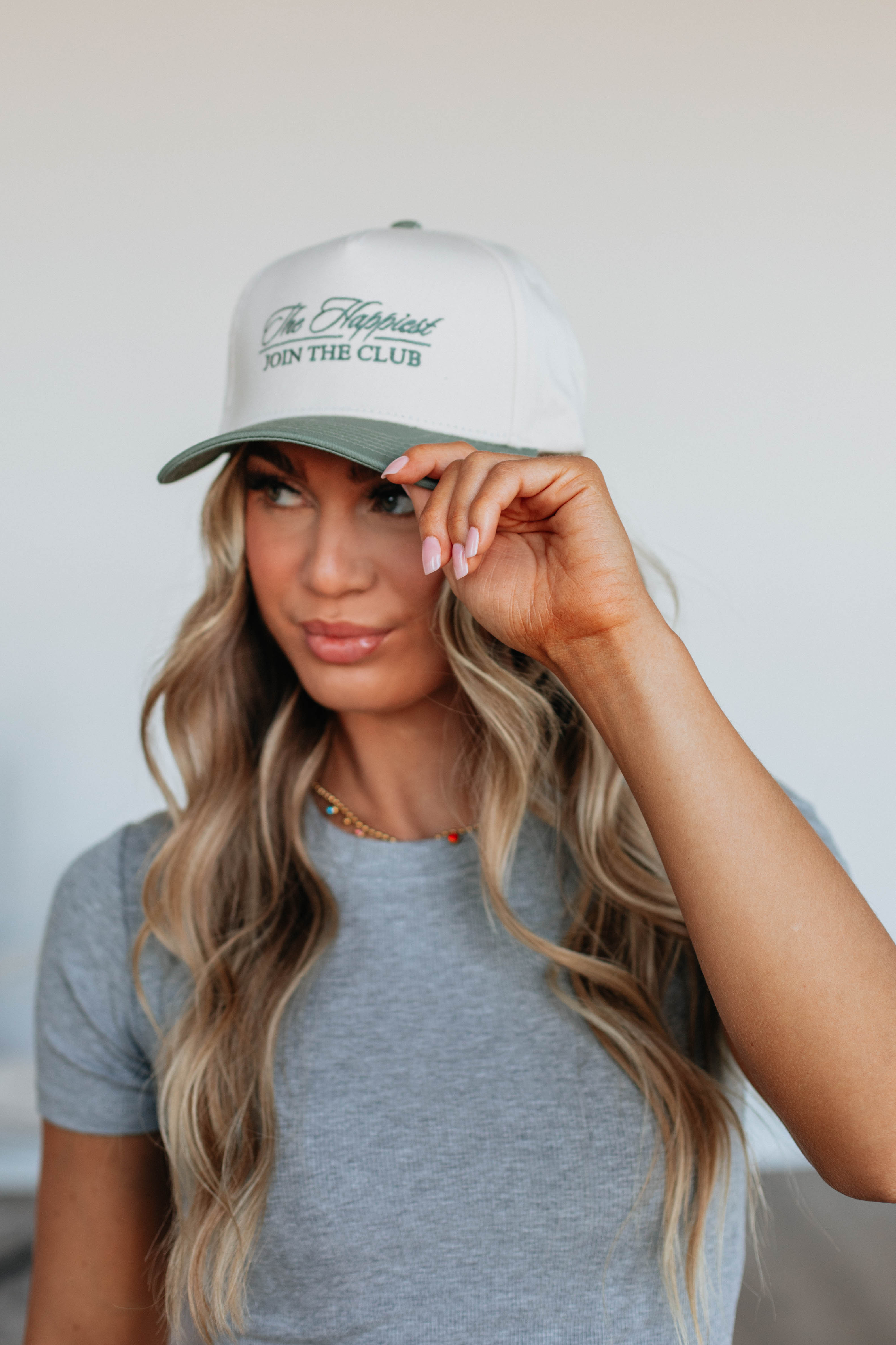 Join The Club Trucker Hat - Sage